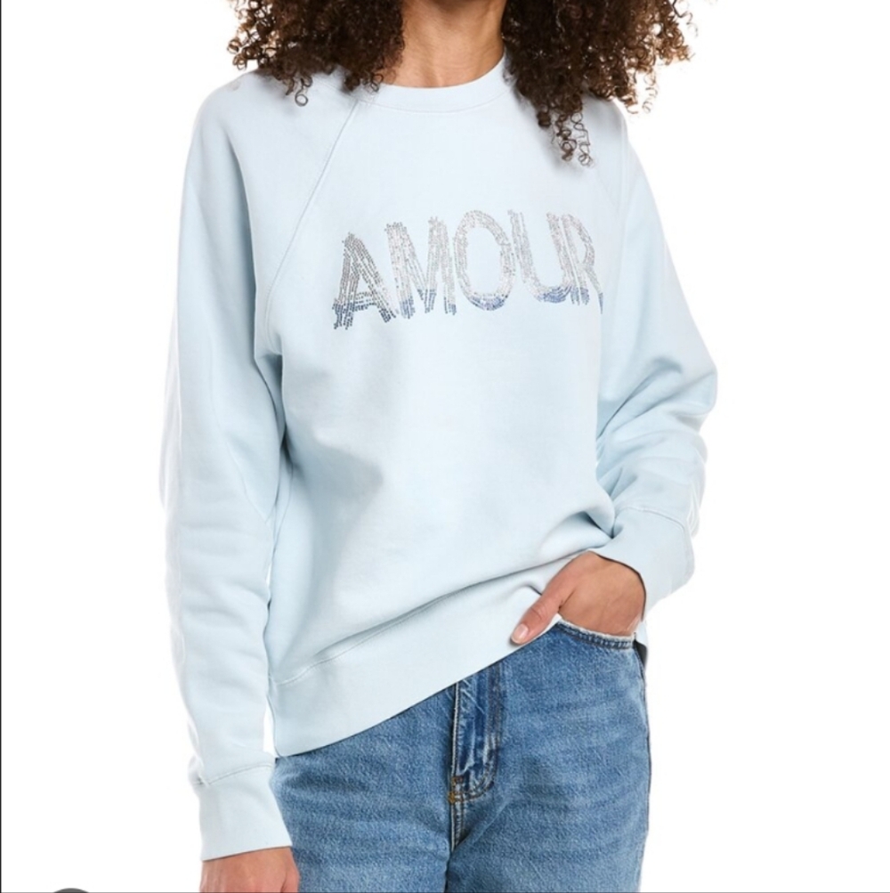 Zadig & Voltaire Upper Amour Gradient Strass Sweatshirt